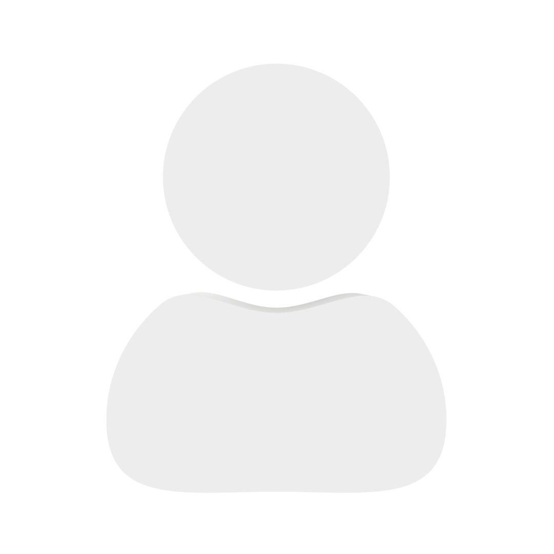 Generic user icon silhouette on white background.